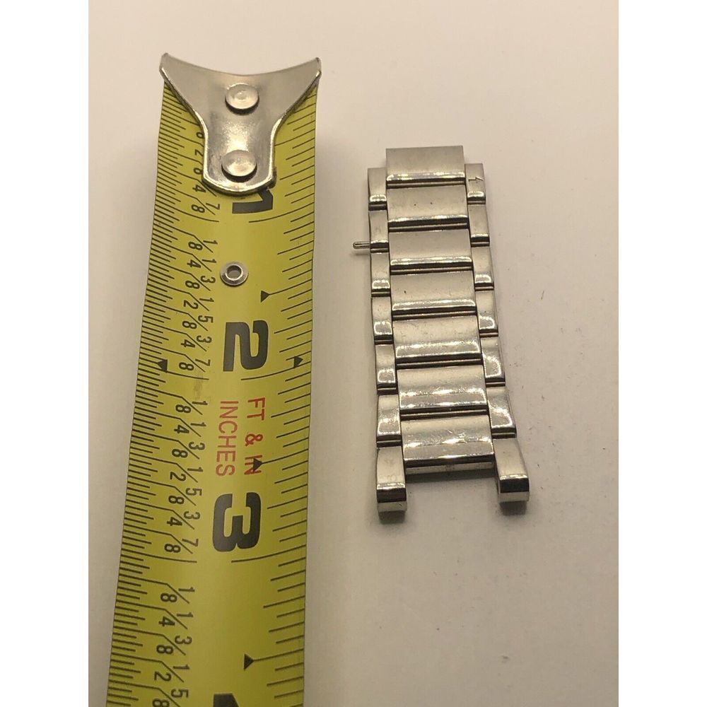 Michael Kors Watch Parts Partial Band Links No Clasp Silver Tone 18mm PJ406
